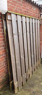 Complete schutting 21 meter - 12 delen, Ophalen, 6 meter of meer, Hout, 1 tot 2 meter