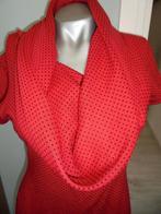 Schitterende jurk van Blanc Nature mt 40 rood stip prachtige, Maat 38/40 (M), Zo goed als nieuw, Blanc Nature, Ophalen of Verzenden