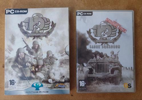 Hidden & Dangerous 2 & Sabre Squadron expansion pack PC, Spelcomputers en Games, Games | Pc, Gebruikt, Shooter, 1 speler, Vanaf 16 jaar