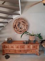 Lamp, hout zwaar, Ophalen, Gebruikt, Hout, Houten lamp driftwood