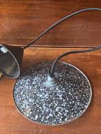 Brocante emaille hanglampje / zwart wolkjesemaille, Ophalen of Verzenden