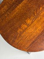 Bijzettafel antiek rond eiken, Ophalen