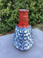 Retro Jasba Fat Lava Vaas 1523-25 West Germany, Gebruikt, Overige kleuren, Aardewerk of Porselein, Ophalen of Verzenden