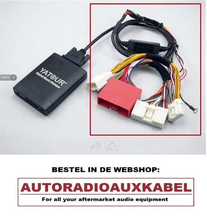 Mp3 module Mazda 3 5 6 CX5 CX7 RX8 Mp3 Aux Wma Bluetooth, Auto diversen, Overige Auto diversen, Ophalen of Verzenden