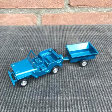 1:43 WILLYS JEEP + AANHANGER beschikbaar voor biedingen