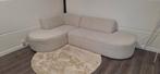 Hoekbank wit boucle nieuw, Ophalen, 125 cm of meer, Nieuw, 125 cm of meer