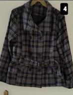 Paarse Geruite Winterjas Maat 40/42, Ophalen of Verzenden, Zo goed als nieuw, Maat 38/40 (M), Paars