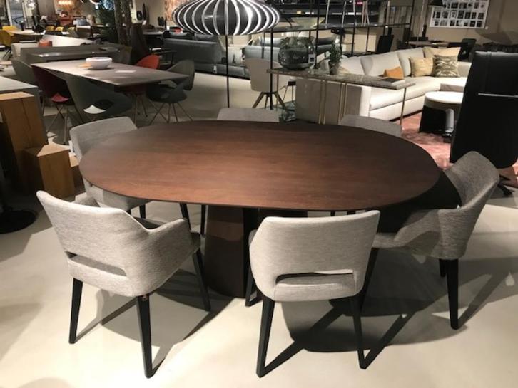 Mobitec - Blossom, Huis en Inrichting, Tafels | Eettafels, Nieuw, 100 tot 150 cm, 150 tot 200 cm, Vijf personen of meer, Ovaal