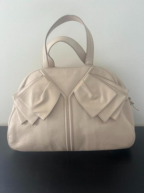 YVES SAINT LAURENT - off-white handtas, Sieraden, Tassen en Uiterlijk, Tassen | Damestassen, Zo goed als nieuw, Handtas, Wit, Verzenden