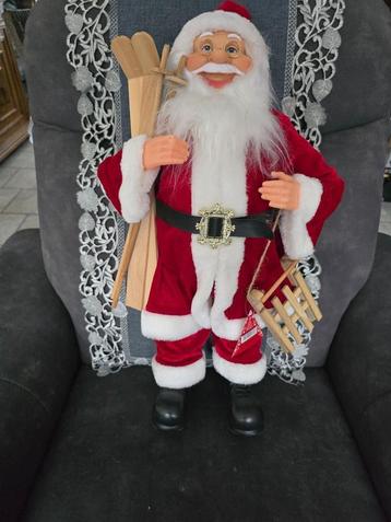 Kerstman met slede 60-70 cm beschikbaar voor biedingen