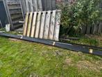 Gratis  hout waaronder een schuttingdeur ., Ophalen of Verzenden, Gebruikt, Hout, Minder dan 3 meter
