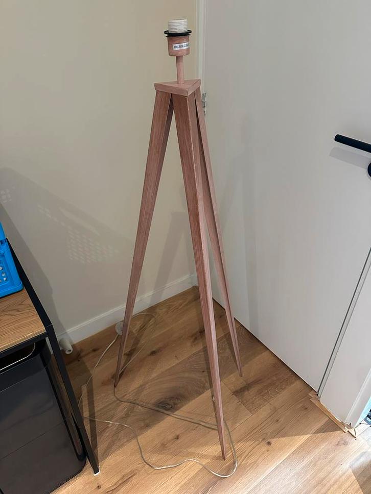 Praxis Lampenstandaard Zonder Kap, Huis en Inrichting, Lampen | Vloerlampen, Gebruikt, 100 tot 150 cm, Metaal, Ophalen