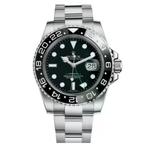 Rolex GMT-Master II 116710LN 40mm – Top Staat Full Set 2012, Ophalen, Rolex, Zwart, Nieuw