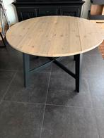 Ronde tafel, Huis en Inrichting, Tafels | Eettafels, Ophalen, Gebruikt, 100 tot 150 cm, Rond