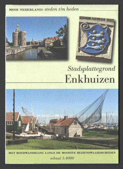 Stadsplattegrond met leuke wandelroute: Enkhuizen, Boeken, Atlassen en Landkaarten, Zo goed als nieuw, Landkaart, Nederland, 2000 tot heden