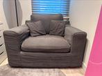 Loveseat (van Montel, model Obelix) evt met poef, 100 tot 125 cm, Minder dan 150 cm, Gebruikt, Stof