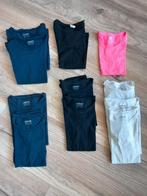 Setje shirts effen kleur maat 122/128, Ophalen of Verzenden, Gebruikt