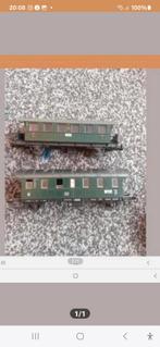 Wagon Fleischmann. 2x, Gebruikt, Gelijkstroom, Fleischmann, Wagon