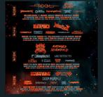 4x Graspop kaarten vrijdag 21 juni Judas Priest Five finger, Drie personen of meer