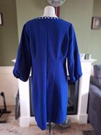 Caroline Biss kobalt blauwe jurk studs 46 gratis verzenden, Kleding | Dames, Maat 46/48 (XL) of groter, Zo goed als nieuw, Knielengte