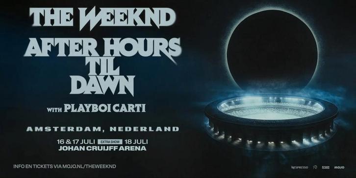 The Weeknd Amsterdam 2x staankaarten 18 juli 2026, Tickets en Kaartjes, Concerten | Pop