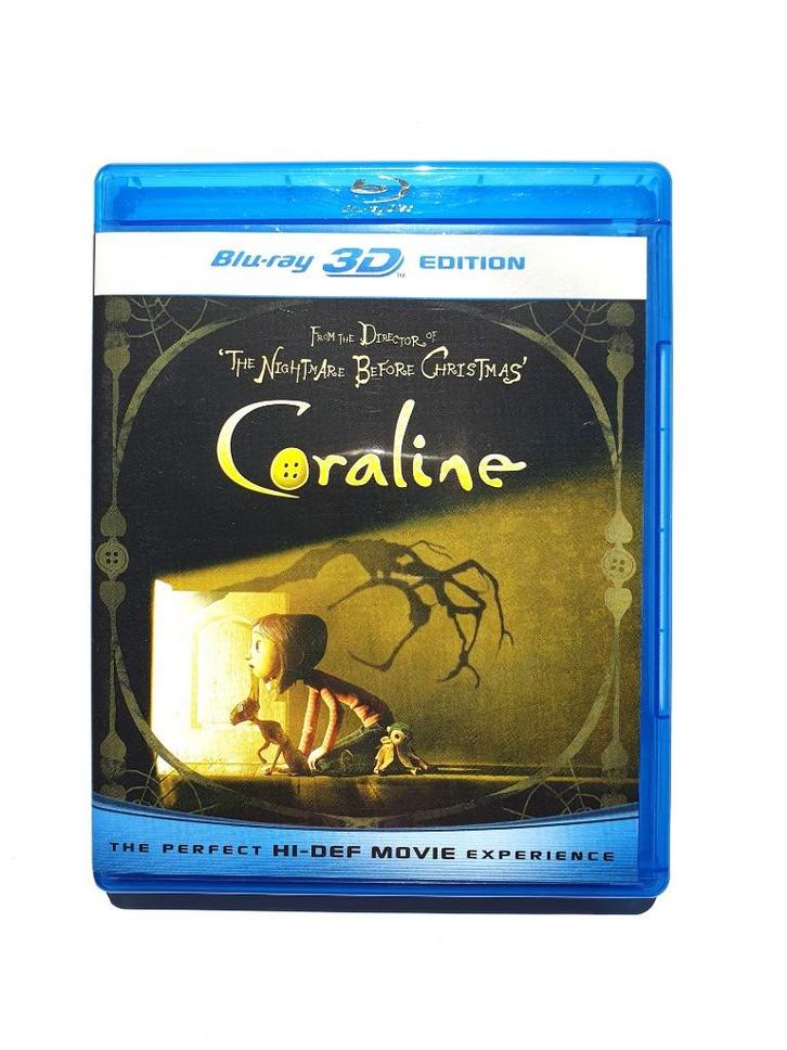 Coraline 3D, Cd's en Dvd's, Blu-ray, Zo goed als nieuw, Tekenfilms en Animatie, 3D, Ophalen of Verzenden