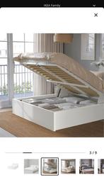 Malm bed ikea met opbergruimte, Huis en Inrichting, Slaapkamer | Bedden, Ophalen, Wit, Tweepersoons, 160 cm