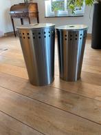 2 wasmanden rvs ( modern metaal strak design), Ophalen, Zo goed als nieuw