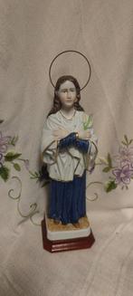 625 Beeld van H. Maria Goretti - porselein, Ophalen of Verzenden, Zo goed als nieuw, Beeld(je), Christendom | Katholiek