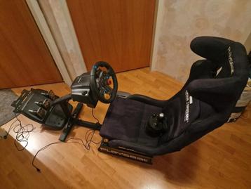 Playseat met stuur, pedalen en shifter beschikbaar voor biedingen