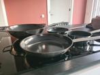 Pannenset Kuhn Rikon, Huis en Inrichting, Ophalen, Zo goed als nieuw, Rvs, Pannenset