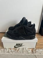 Air jordan 4 black cat, Ophalen of Verzenden, Zo goed als nieuw, Zwart