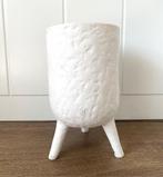 Zusss Witte kaars op Pootjes, Huis en Inrichting, Woonaccessoires | Vazen, 50 tot 75 cm, Wit, Aardewerk of Porselein, Ophalen of Verzenden