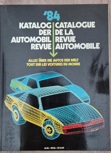 Katalog der Automobil Revue 1984 beschikbaar voor biedingen