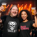 Iron Maiden unisex T-shirt! Heren en dames t/m maat 5x XL, Kleding | Dames, T-shirts, Nieuw, Ophalen of Verzenden, Korte mouw