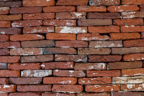 Antieke rode bruine rijntjes 8.500 Hollands ca 17-18x4!, Doe-het-zelf en Verbouw, Metselstenen, Zo goed als nieuw, Bakstenen, Ophalen of Verzenden