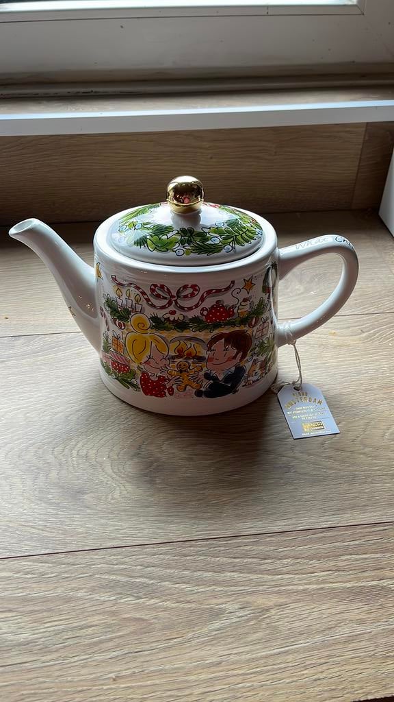 Blond Amsterdam kerst theepot, Huis en Inrichting, Keuken | Servies, Blond Amsterdam, Overige typen, Nieuw, Ophalen of Verzenden