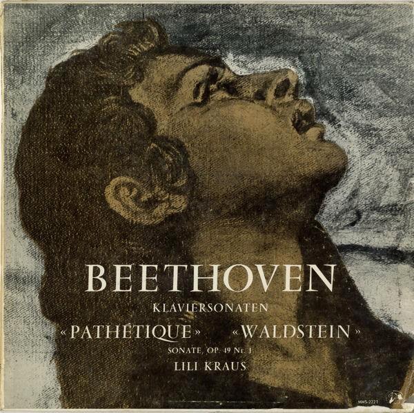 LP - Beethoven, Klaviersonaten Pathetique, Waldstein - Kraus, Cd's en Dvd's, Vinyl | Klassiek, Zo goed als nieuw, Classicisme