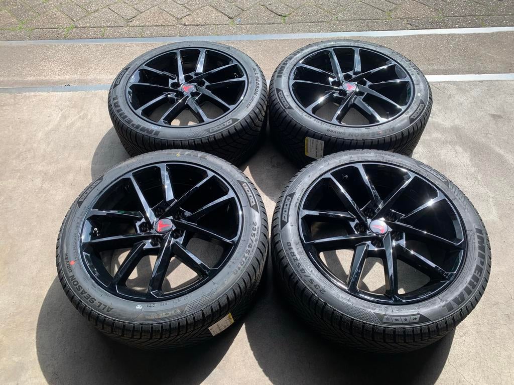 NIEUWE TESLA MODEL 3 VELGEN + NIEUWE BANDEN 235 45 R18 +TPMS, 18 inch, ., Banden en Velgen, Nieuw