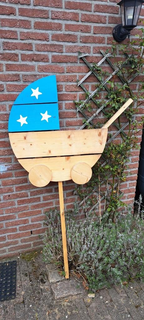 Geboortebord Kinderwagen - Jongen, Ophalen
