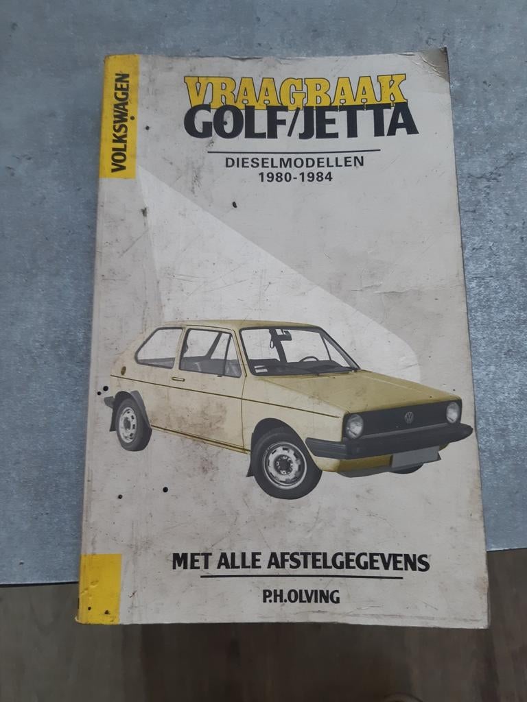 Vraagbaak VW Golf/Jetta Diesel 1.6 (turbo) 1980-1984, Auto diversen, Ophalen of Verzenden