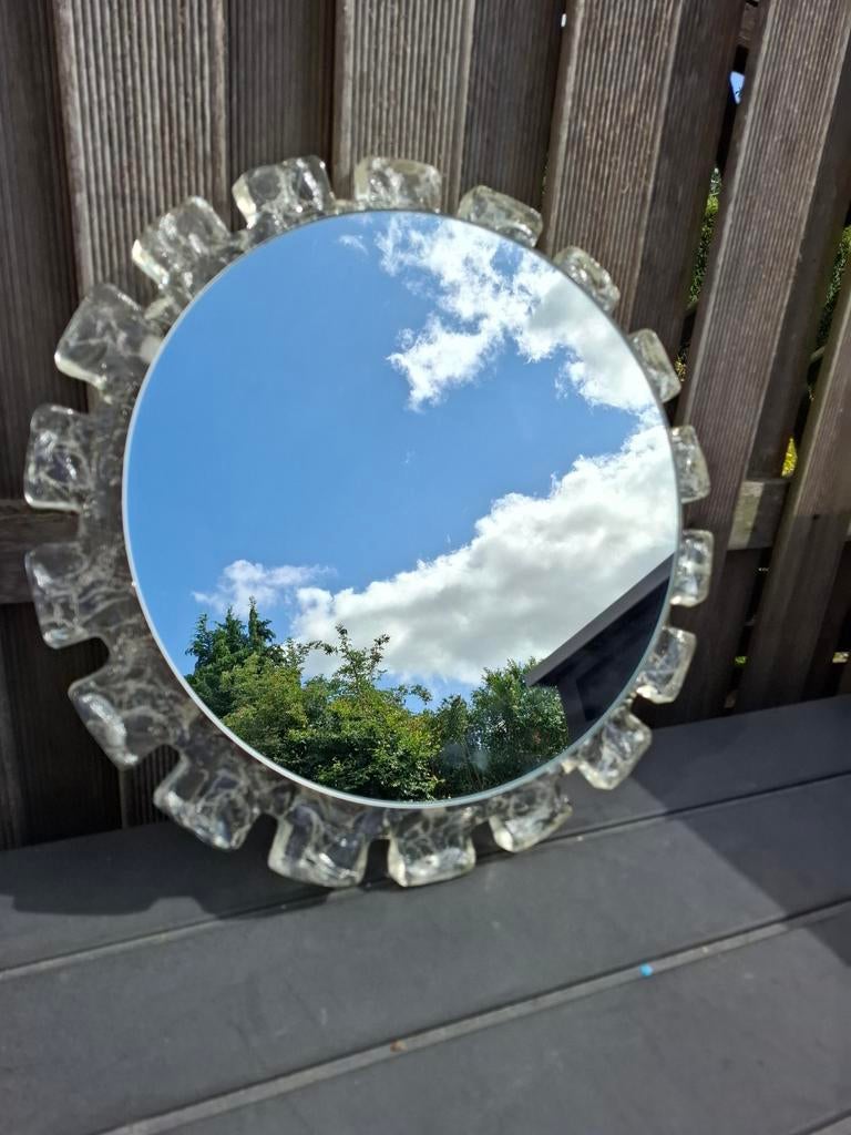 Hillebrand spiegel met verlichting, Ophalen, Rond, Minder dan 50 cm