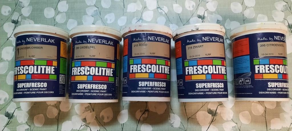 Frescolite decorverf waterdragend, Hobby en Vrije tijd, Schilderen, Ophalen of Verzenden, Schilderen op nummer