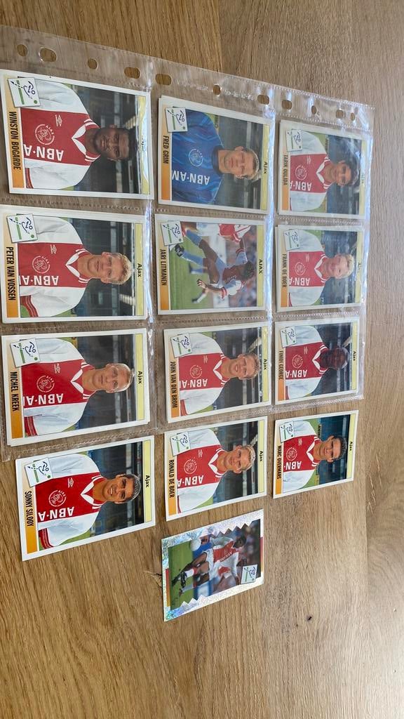 Panini voetbal 95 ajax, Ophalen of Verzenden, Zo goed als nieuw, Plaatje