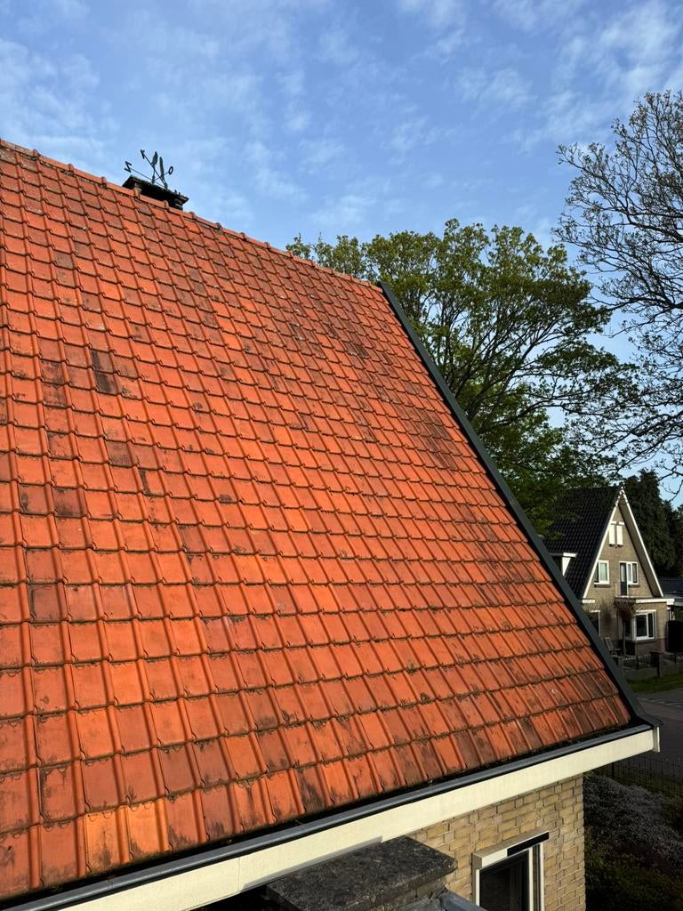 J.D. made in Holland 2000 dakpannen ( Janssen Dings), Ophalen, Gebruikt, Steen of Klei, 15 m² of meer