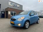 Opel Agila 1.2 Edition, Auto's, Opel, Stof, 4 cilinders, Blauw, Grijs