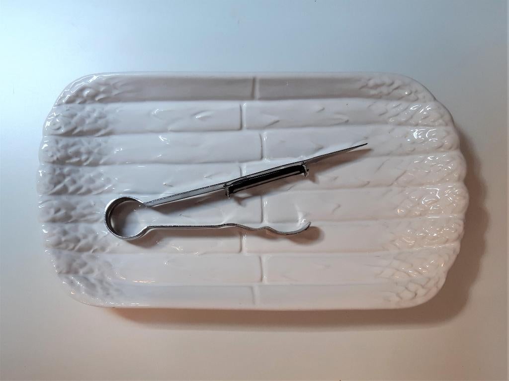 aspergeschaal, Ophalen of Verzenden, Overige stijlen, Aardewerk, Schaal of Schalen