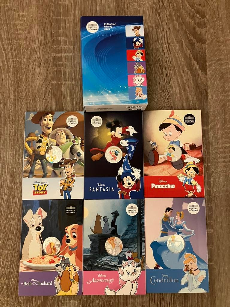 Collectie Disney Frankrijk 2025 10 euromunten., Postzegels en Munten, Munten | Europa | Euromunten, Ophalen of Verzenden, Frankrijk