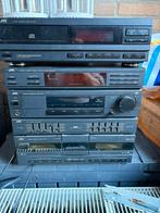 JVC Stereo Set - Cd, Dubbel Cassette, Tuner, Versterker, Audio, Tv en Foto, Stereo-sets, Ophalen, Gebruikt, Losse componenten