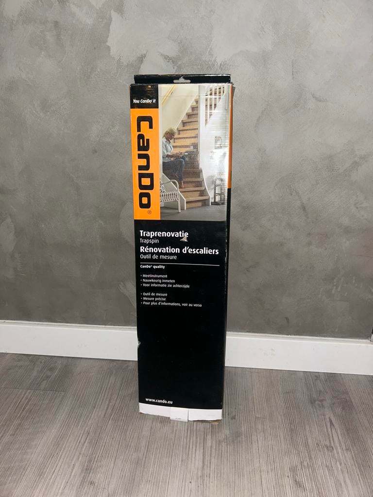 Cando Trapspin - Meetinstrument voor traprenovatie, Doe-het-zelf en Verbouw, Ophalen of Verzenden, Zo goed als nieuw